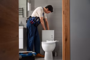 K L Contractor Plumbing Inc | Why Does My Toilet Keep Running? – Running Toilet Constantly Won’t Stop | Marietta, GA Toilets Repair Male plumber working fix problems client s house 23 2150990707