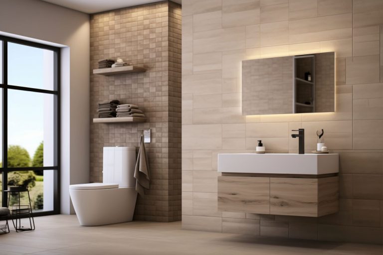 small-bathroom-with-modern-design-style Water Heater Repair,Water Heater Installation,Water Heater Replacement