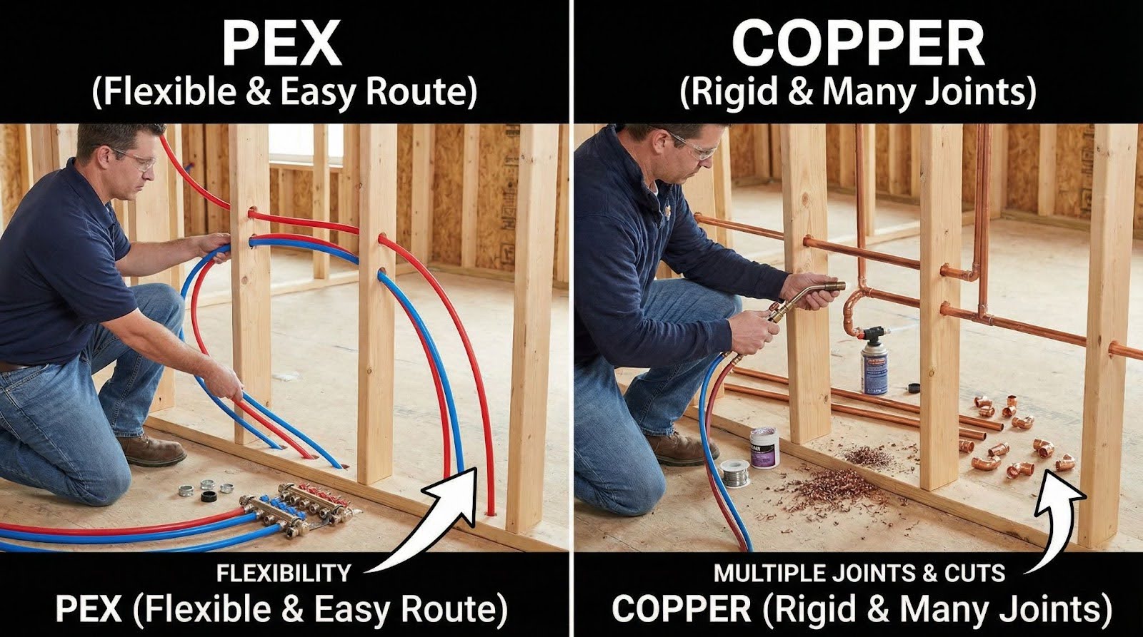 K L Contractor Plumbing Inc | Galvanized vs Copper vs PEX: Best Pipe Materials for Metro Atlanta Plumbing galvanized vs copper vs pex