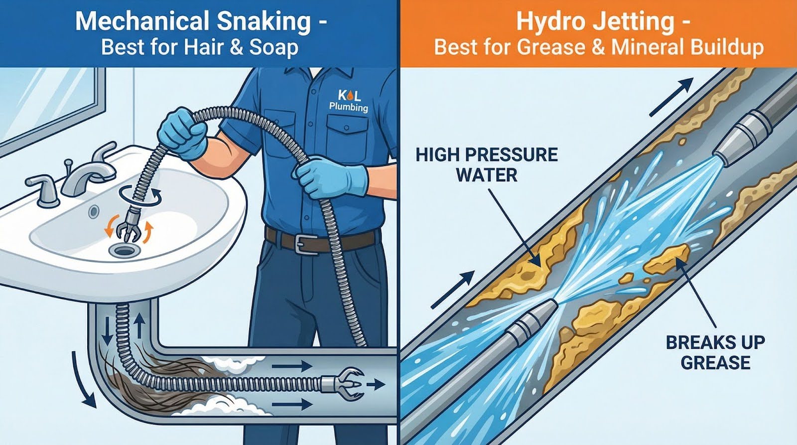 K L Contractor Plumbing Inc | Drain Cleaning vs Sewer Repair: Which Service Do You Need? K L Contractor Plumbing Inc | Drain Cleaning vs Sewer Repair: Which Service Do You Need?