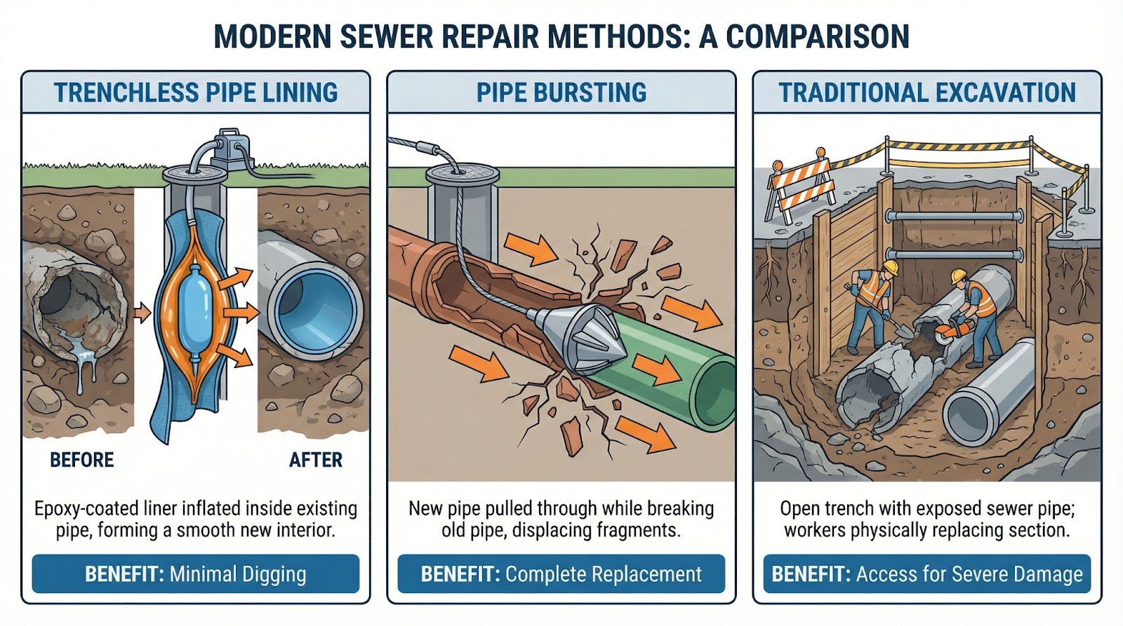 K L Contractor Plumbing Inc | Drain Cleaning vs Sewer Repair: Which Service Do You Need? K L Contractor Plumbing Inc | Drain Cleaning vs Sewer Repair: Which Service Do You Need?