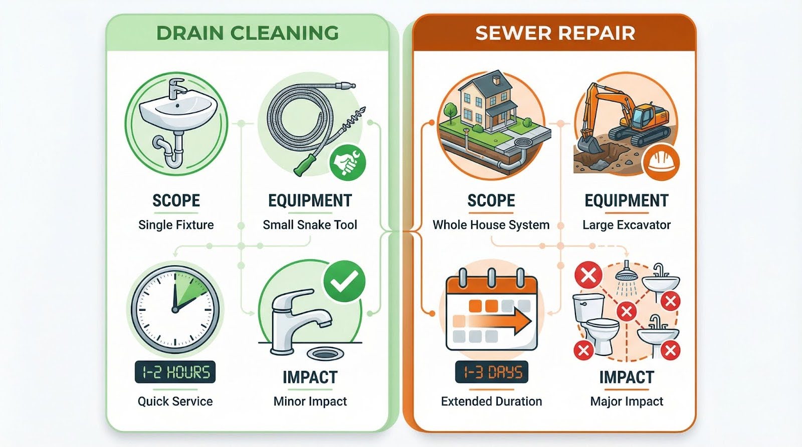 K L Contractor Plumbing Inc | Drain Cleaning vs Sewer Repair: Which Service Do You Need? K L Contractor Plumbing Inc | Drain Cleaning vs Sewer Repair: Which Service Do You Need?
