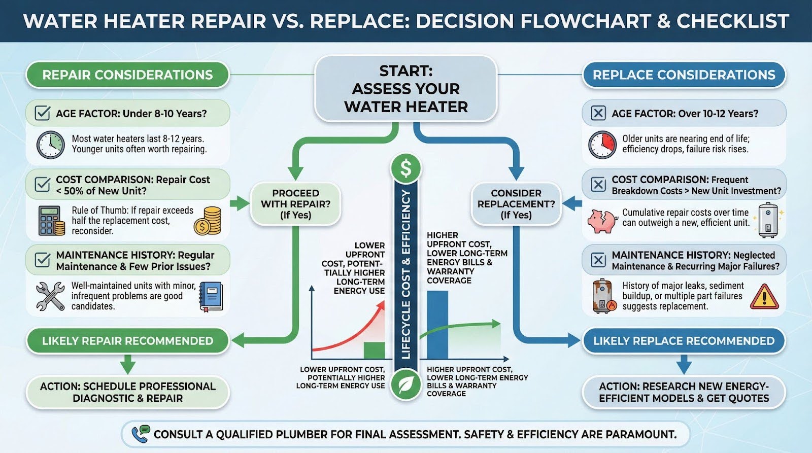 K L Contractor Plumbing Inc | Water Heater Repair or Replace | Know When Repair or Replacement Is Best K L Contractor Plumbing Inc | Water Heater Repair or Replace | Know When Repair or Replacement Is Best