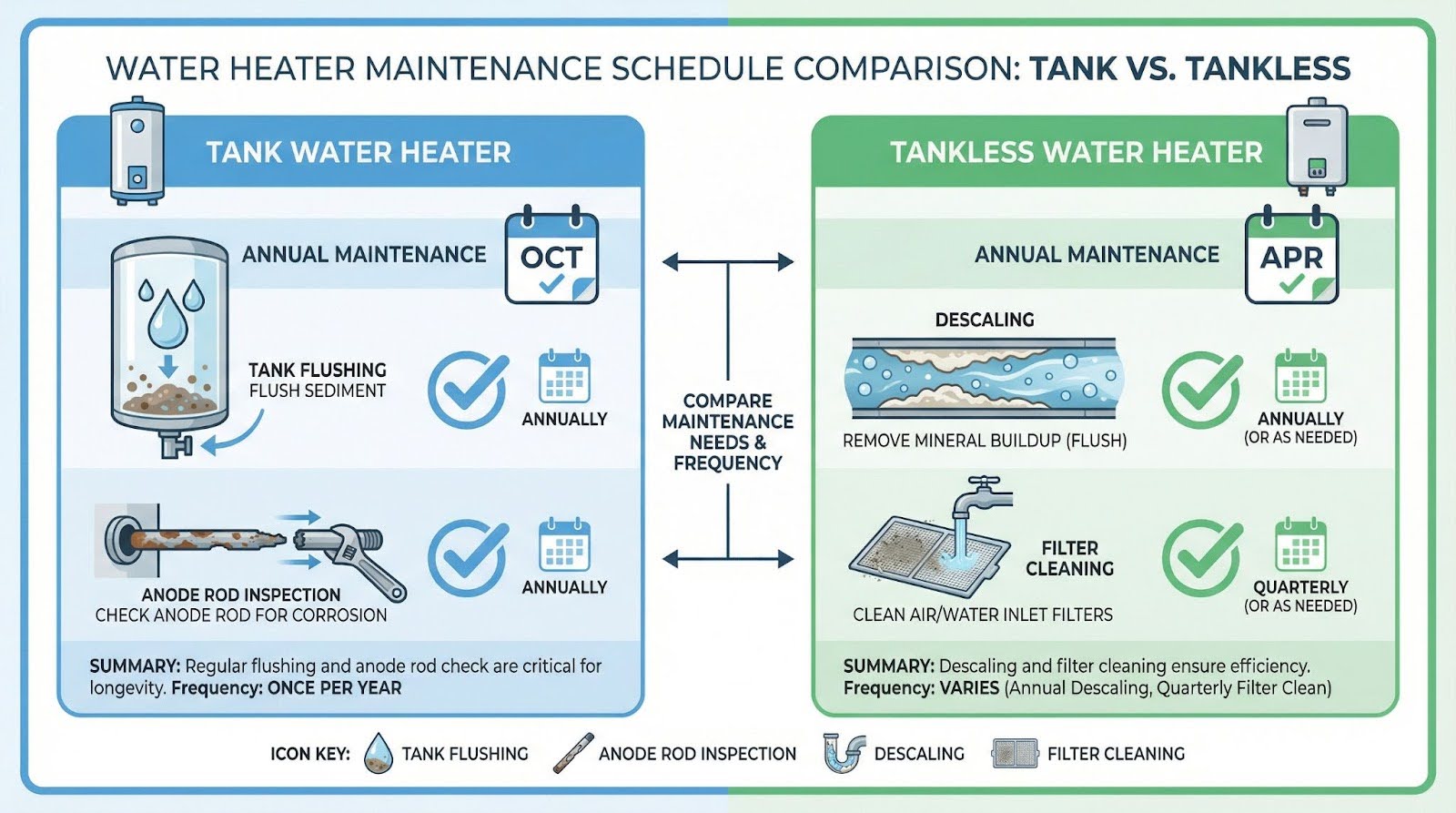 K L Contractor Plumbing Inc | Tank vs Tankless Water Heaters in Metro Atlanta: Costs, Pros, and Cons tank vs tankless water heater