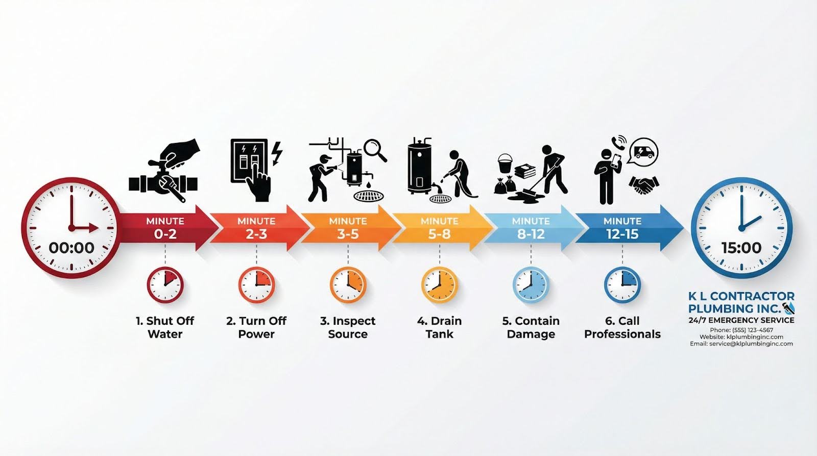 K L Contractor Plumbing Inc | Water Heater Leak Emergency: How to Shut Off Your Water Heater in the First 15 Minutes K L Contractor Plumbing Inc | Water Heater Leak Emergency: How to Shut Off Your Water Heater in the First 15 Minutes