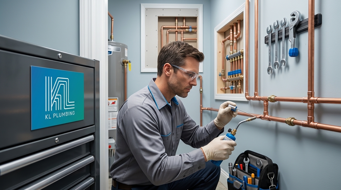 K L Contractor Plumbing Inc | How Much Does It Cost to Repipe a House in Metro Atlanta? Plumber_installing_copper_water_…_202608202312