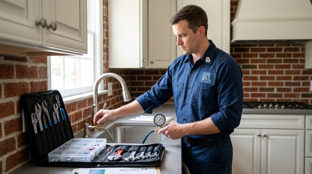 Plumber_testing_water_pressure_sink_202608201917 Plumber_testing_water_pressure_sink_202608201917