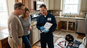 Plumber_reviewing_estimates_with…_20261009202443 K L Contractor Plumbing Inc|What Should a Whole-House Repiping Estimate Include?