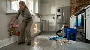 Homeowner_shutting_off_water